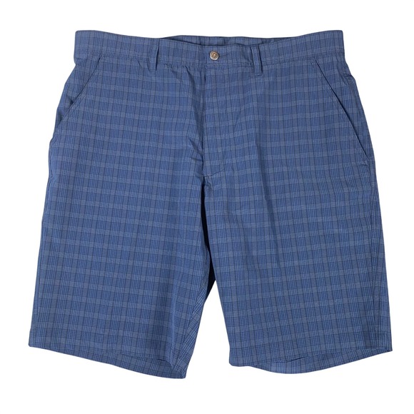 FootJoy Other - FootJoy Mens Golf Shorts Plaid Performance Stretch Size 36 Blue Athletic Active